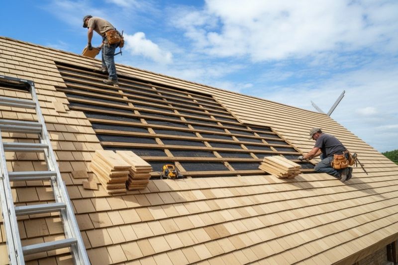 Wood Shake Roof Repair